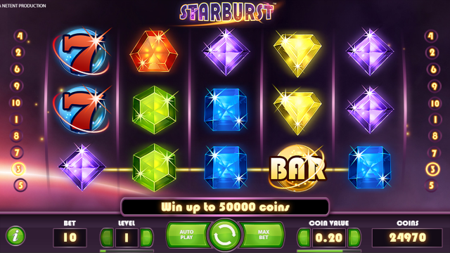 Бонусная игра Starburst 3