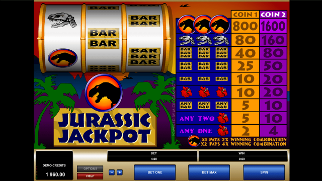 Бонусная игра Jurassic Jackpot 8