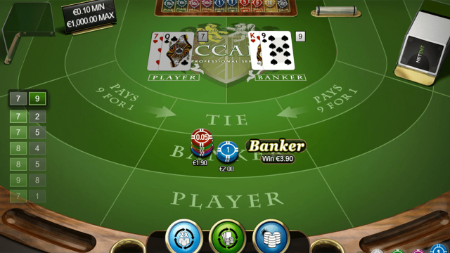 Характеристики слота Baccarat Pro Series Table Game 6