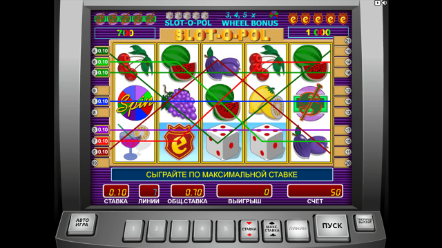 Характеристики слота Slot-O-Pol 5